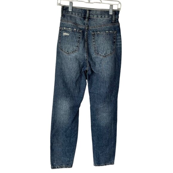 PacSun Button Fly Jeans Womens Size 24 Waist Ultra High Rise Slim Distressed - Picture 2 of 13